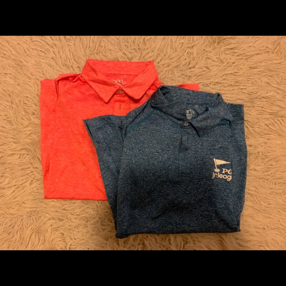 Set of 2 PGA Jr. League Golf Shirts